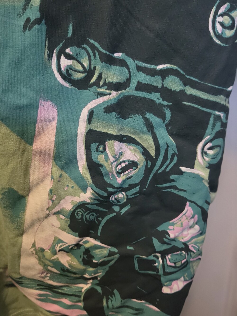 Kids Or Womens XL TShirt in Teal and Black